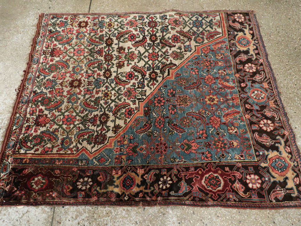 Antique Persian Bidjar Wagireh, No.29635 - Staging