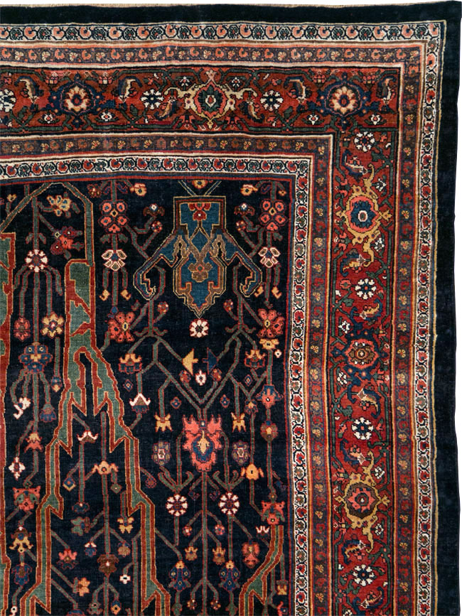 Antique Persian Bidjar Carpet, No.29636 - Staging