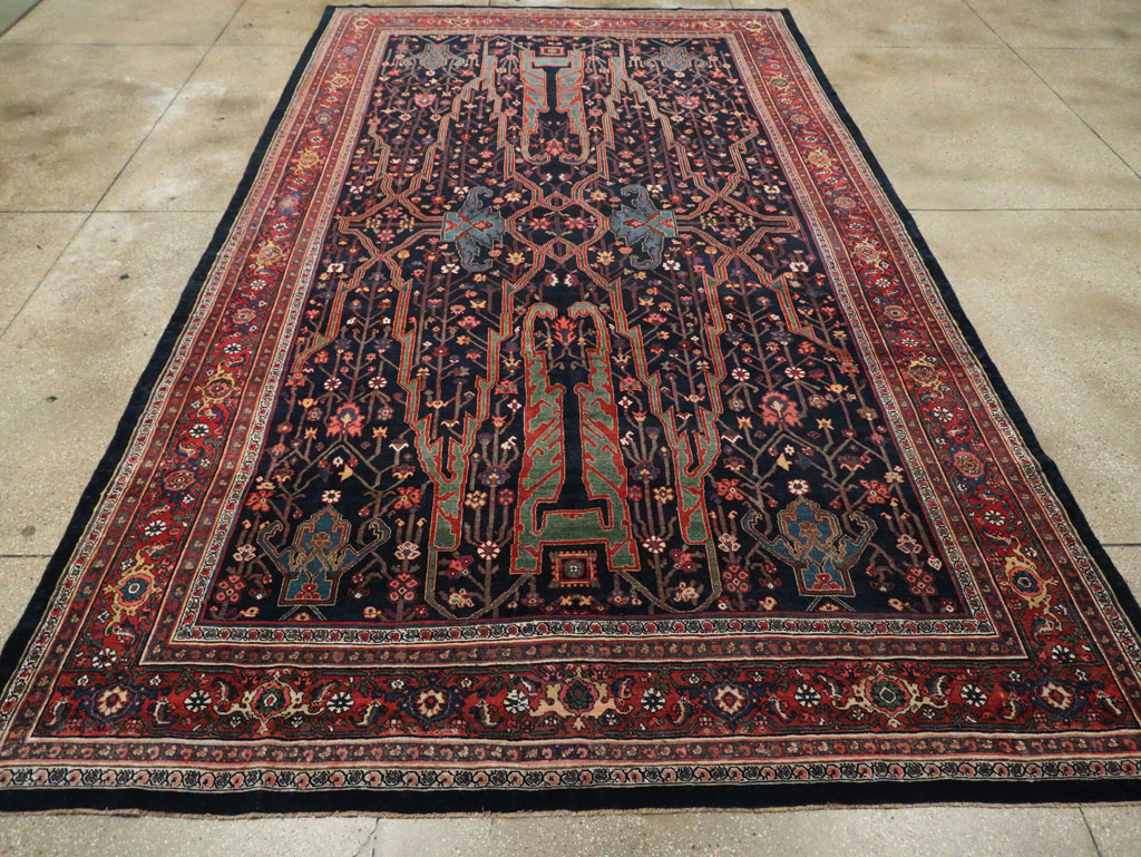 Antique Persian Bidjar Carpet, No.29636 - Staging