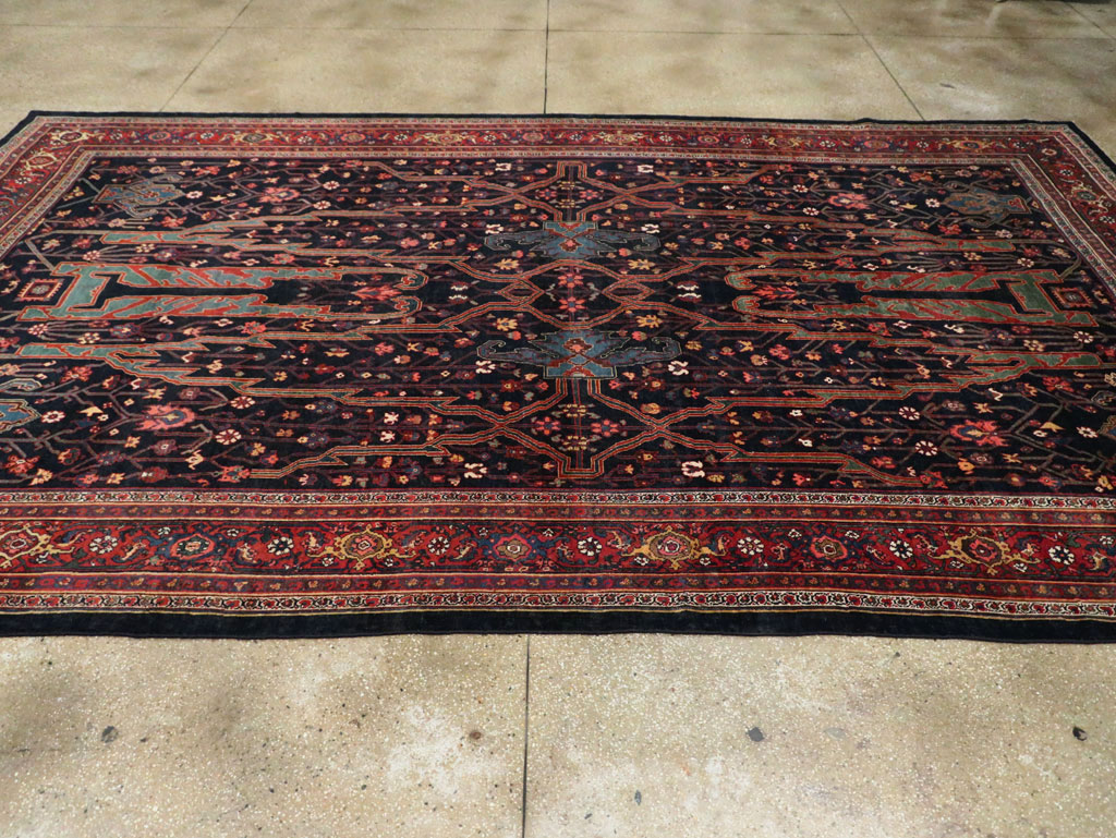 Antique Persian Bidjar Carpet, No.29636 - Staging