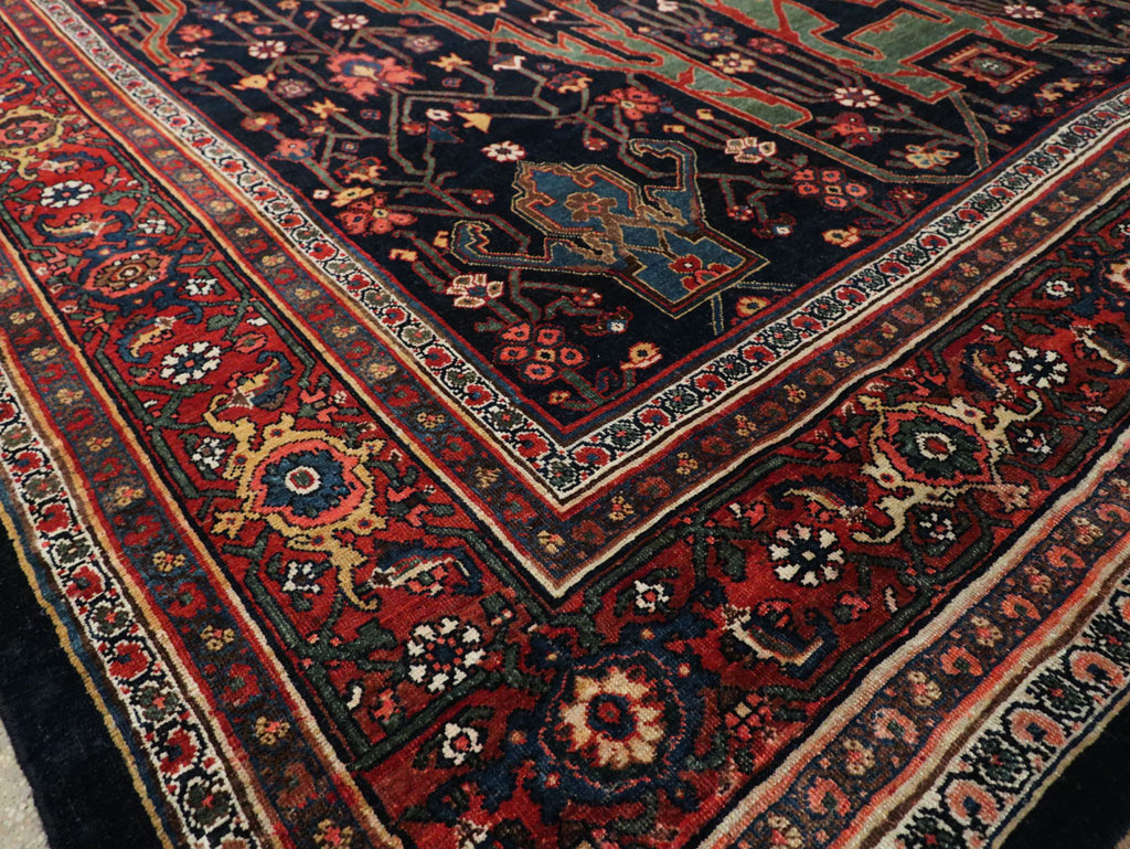 Antique Persian Bidjar Carpet, No.29636 - Staging