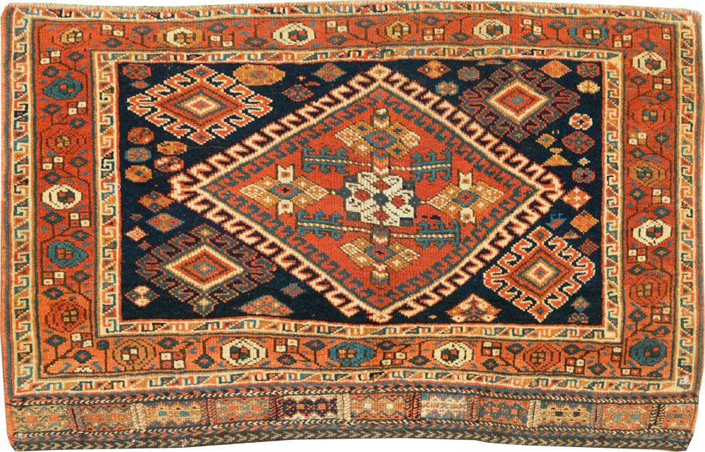 Antique Persian Afshar Bag, No.29643 - Staging