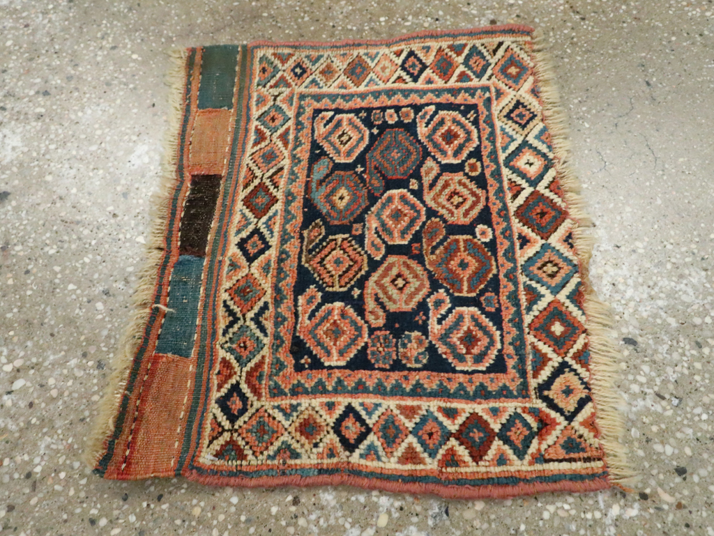 Vintage Persian Afshar Tribal Bag, No.29645 - Staging