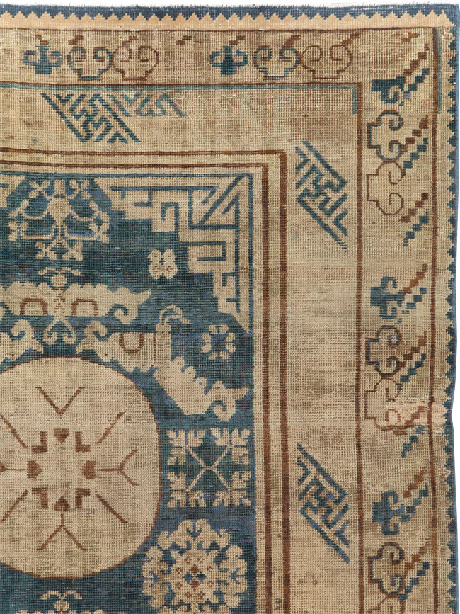 Antique East Turkestan Khotan Gallery Rug, No.29647 - Staging