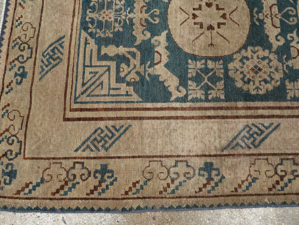 Antique East Turkestan Khotan Gallery Rug, No.29647 - Staging