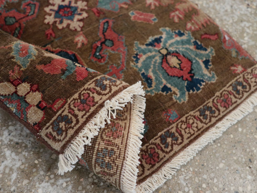 Antique Persian Wagireh Bidjar Sampler Rug, No.29661 - Staging