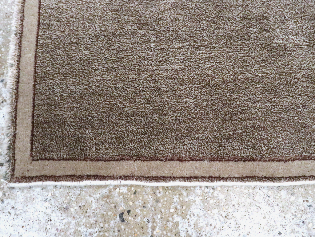 Modern Style Vintage Persian Mashad Small Runner, No.29664 - Staging