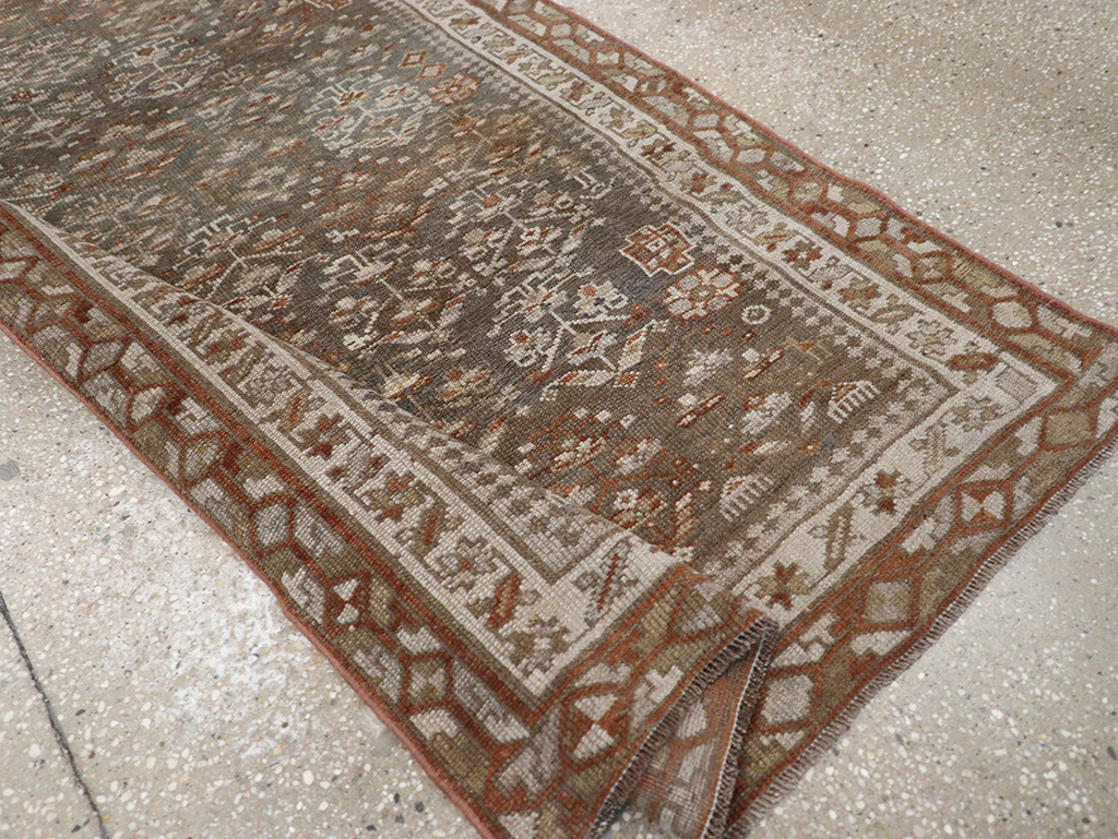 Antique Persian Kurd Long Runner, No.29685 - Staging