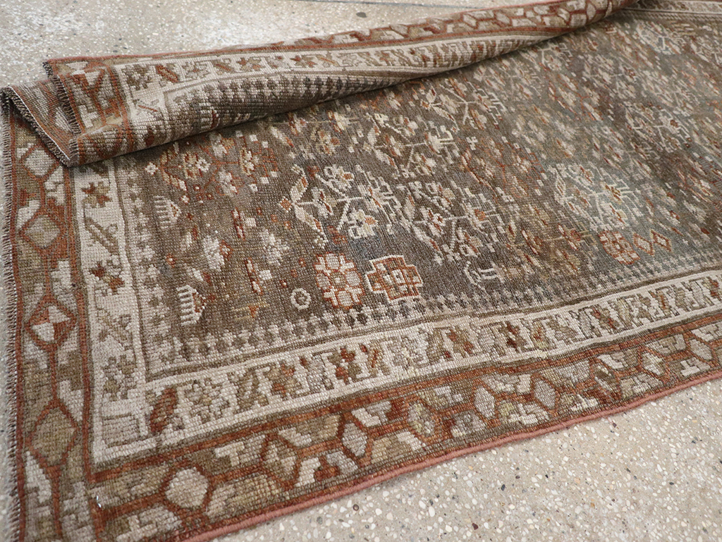 Antique Persian Kurd Long Runner, No.29685 - Staging