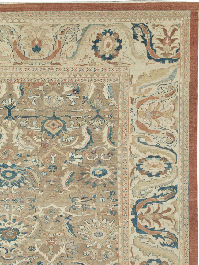 Contemporary Persian Sultanabad Carpet, No.29688 - Staging