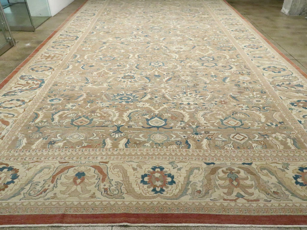 Contemporary Persian Sultanabad Carpet, No.29688 - Staging