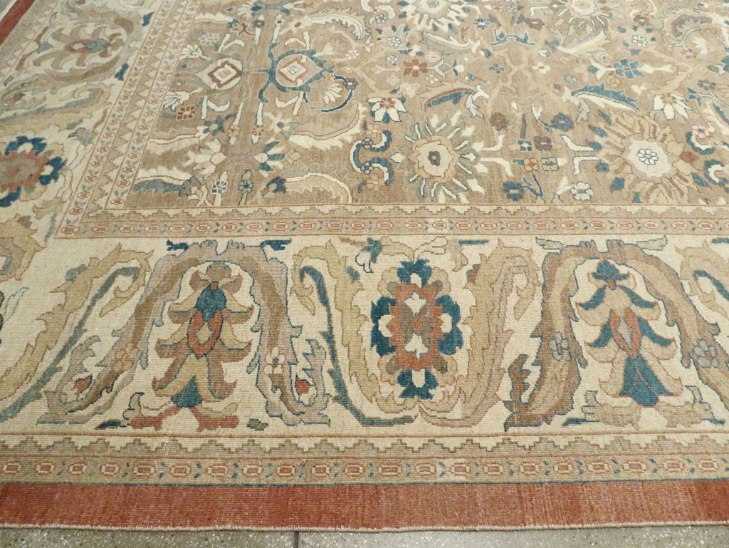 Contemporary Persian Sultanabad Carpet, No.29688 - Staging