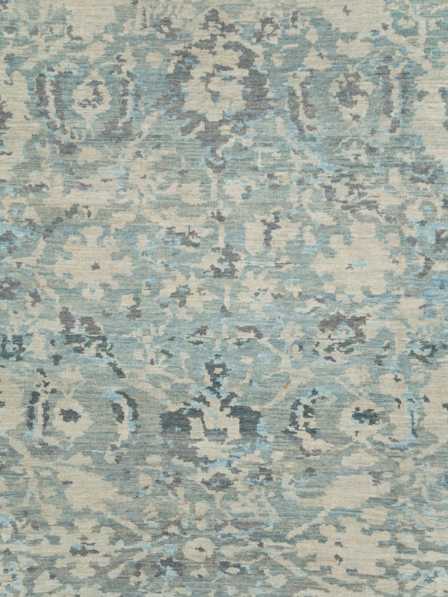 Contemporary Turkish Sultanabad Large Room Size Carpet, No.29700 - Staging