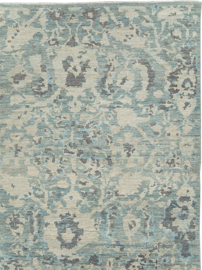 Contemporary Turkish Sultanabad Large Room Size Carpet, No.29700 - Staging