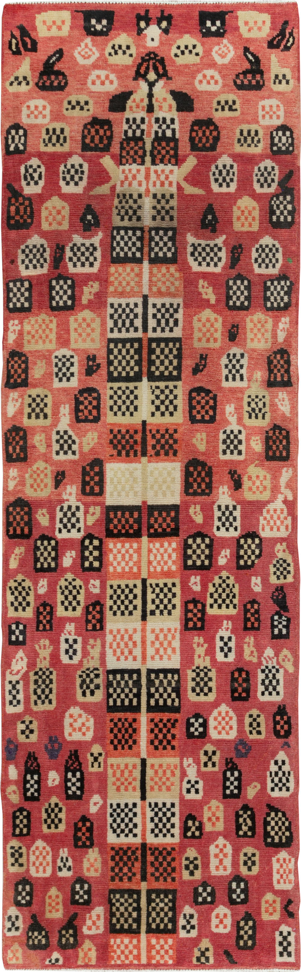 Vintage Turkish Anatolian Runner, No.29703 - Staging