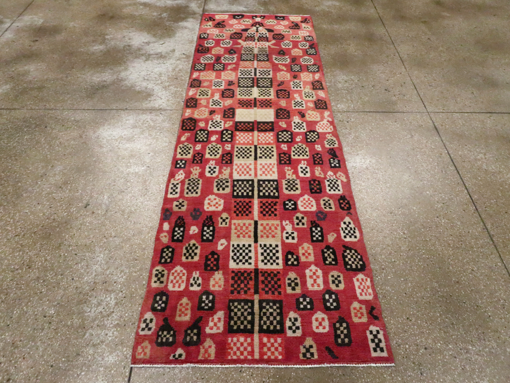 Vintage Turkish Anatolian Runner, No.29703 - Staging
