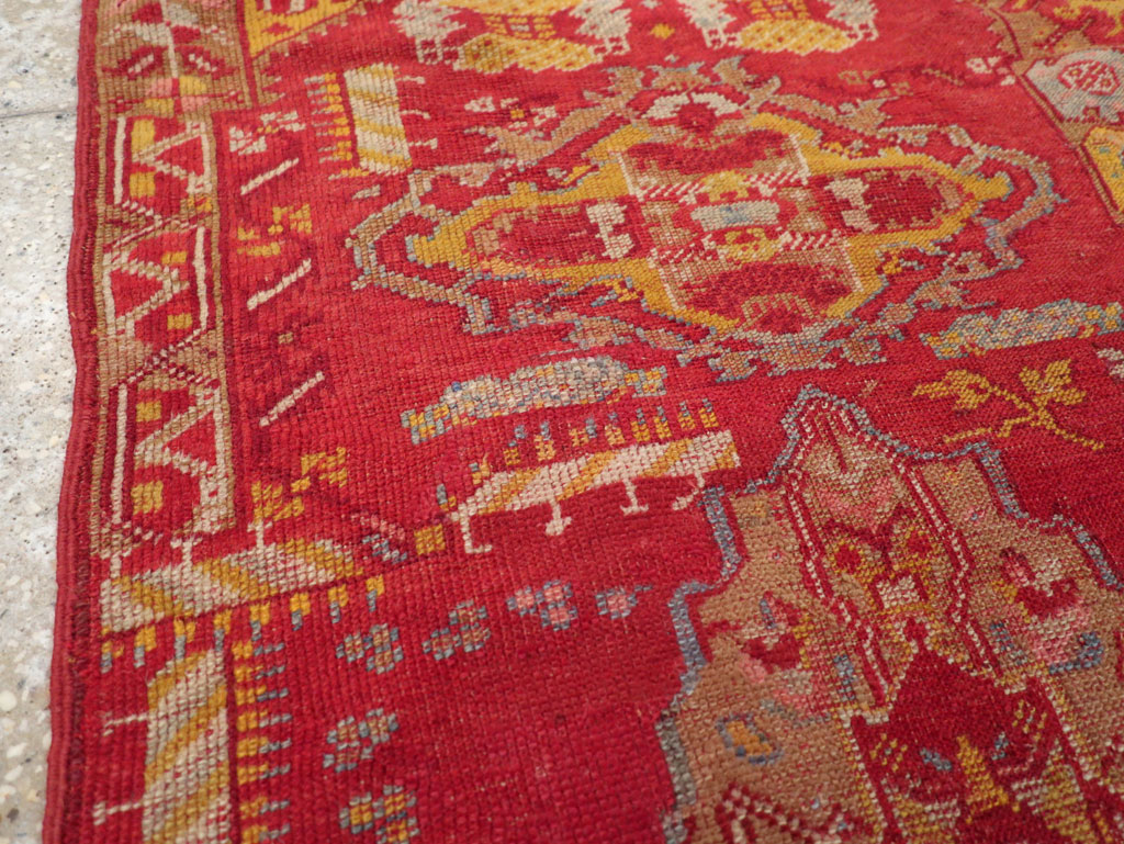 Antique Turkish Anatolian Wagireh Rug, No.29704 - Staging