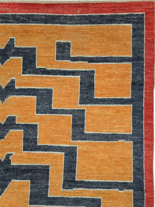 Contemporary Turkish Tulu Room Size Carpet, No.29707 - Staging