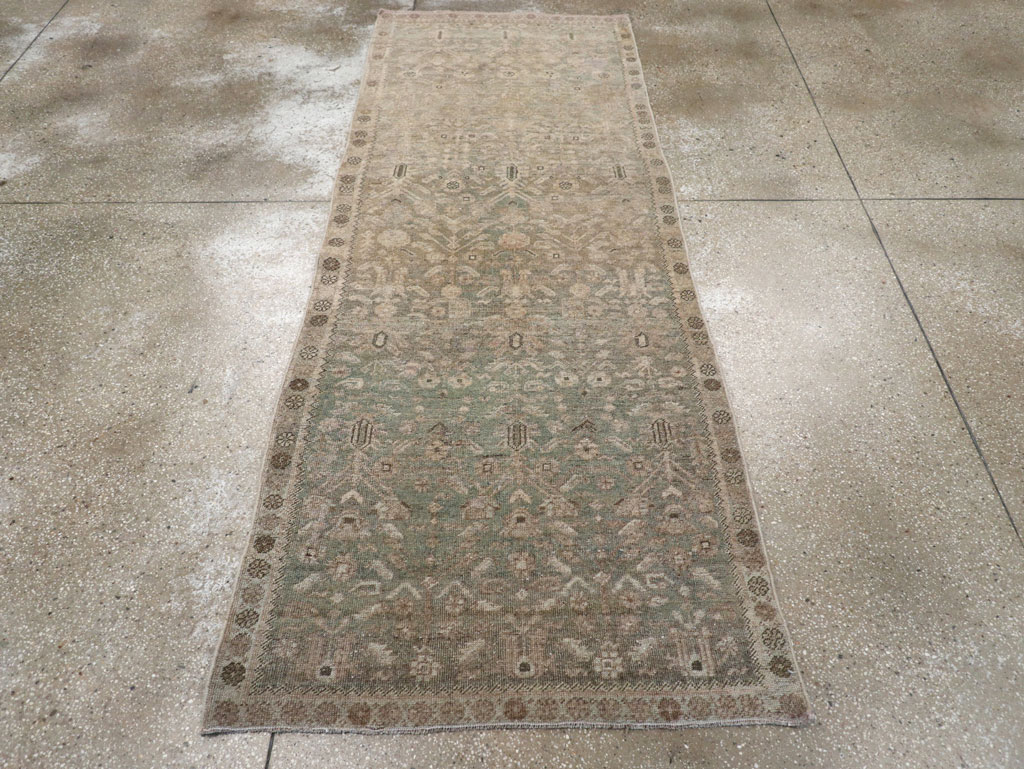 Antique Persian Bidjar Runner, No.29710 - Staging