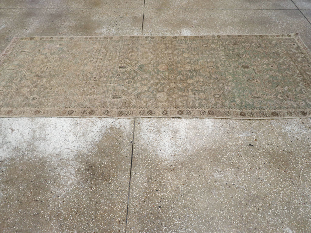 Antique Persian Bidjar Runner, No.29710 - Staging