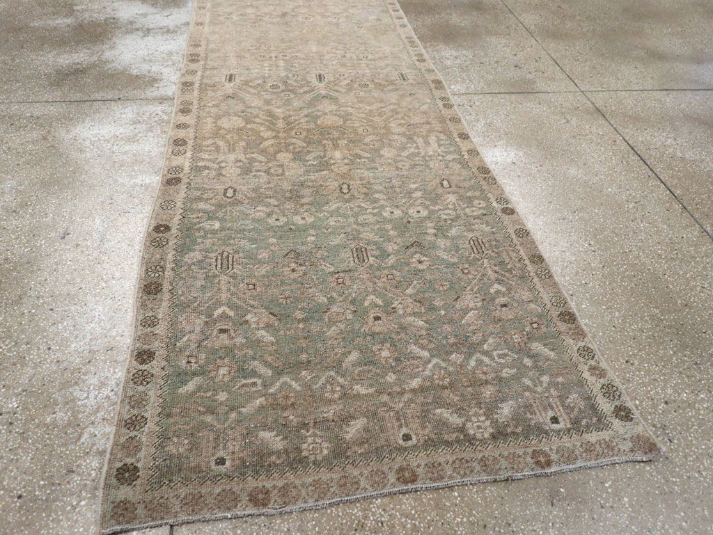 Antique Persian Bidjar Runner, No.29710 - Staging