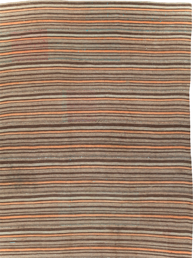 Vintage Persian Flatweave, No.29711 - Staging