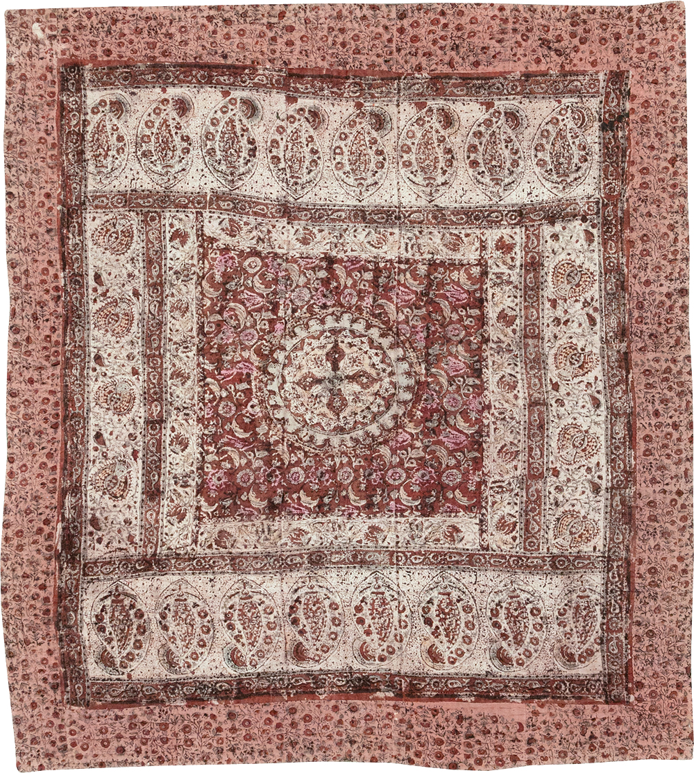 Vintage Persian Lahaf Blanket, No.29712 - Staging