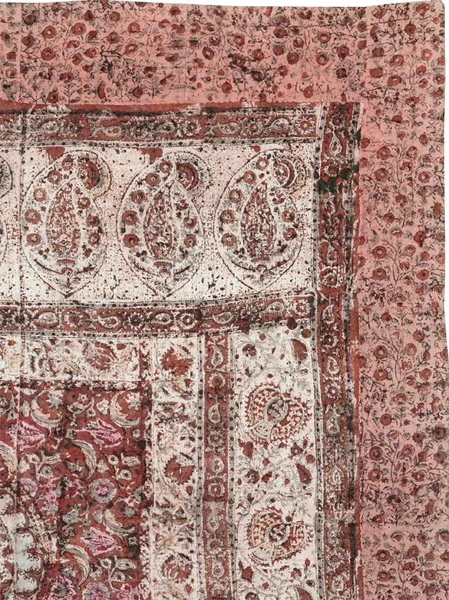 Vintage Persian Lahaf Blanket, No.29712 - Staging