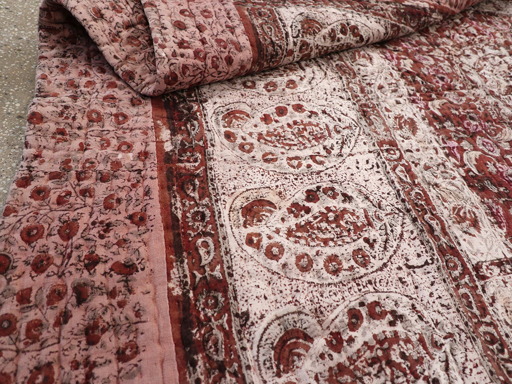 Vintage Persian Lahaf Blanket, No.29712 - Staging
