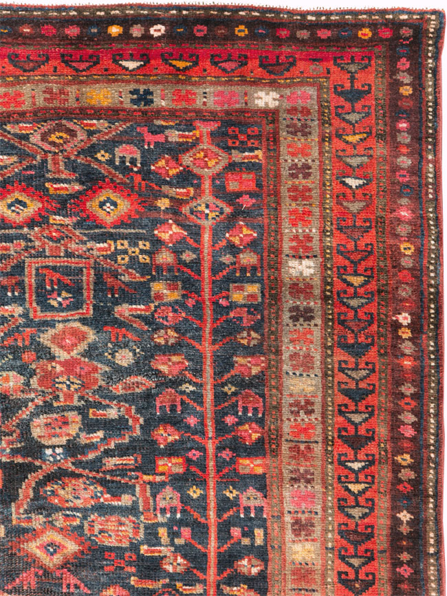Antique Persian Lori Gallery Rug, No.29714 - Staging