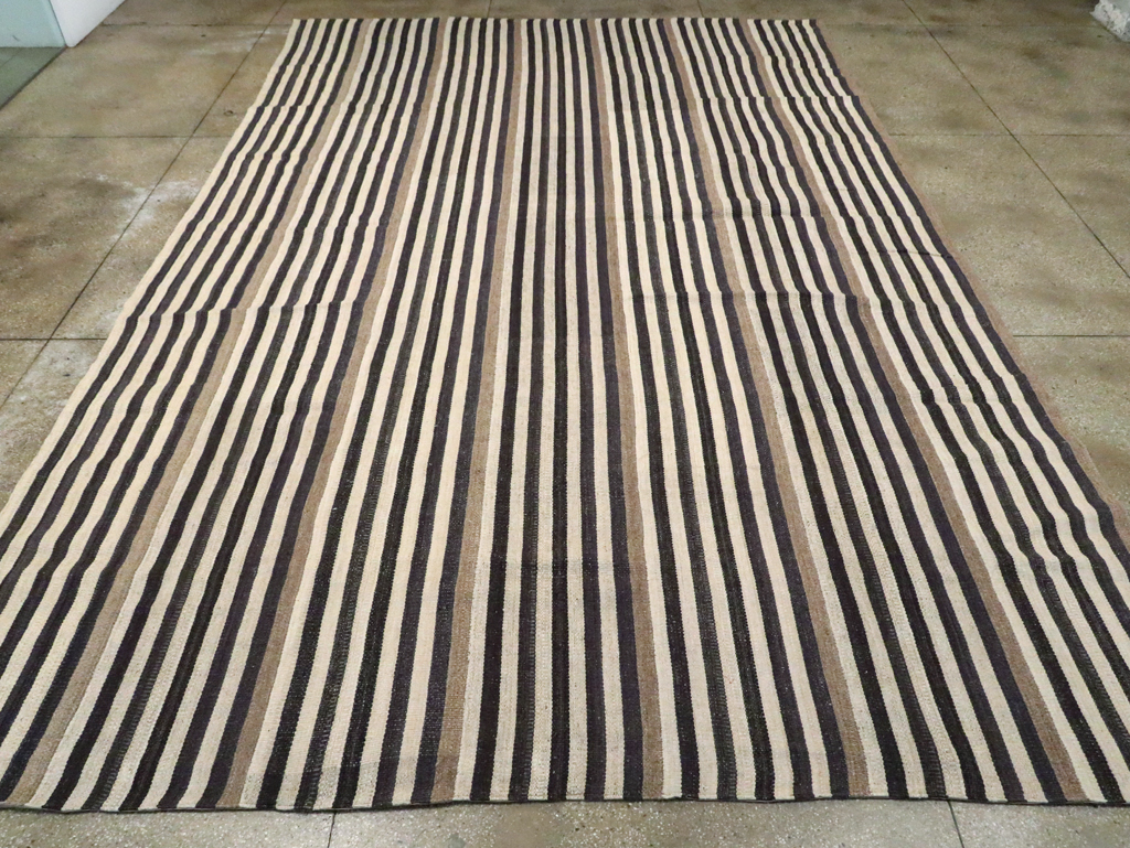 Modern Turkish Flatweave, No.29719 - Staging