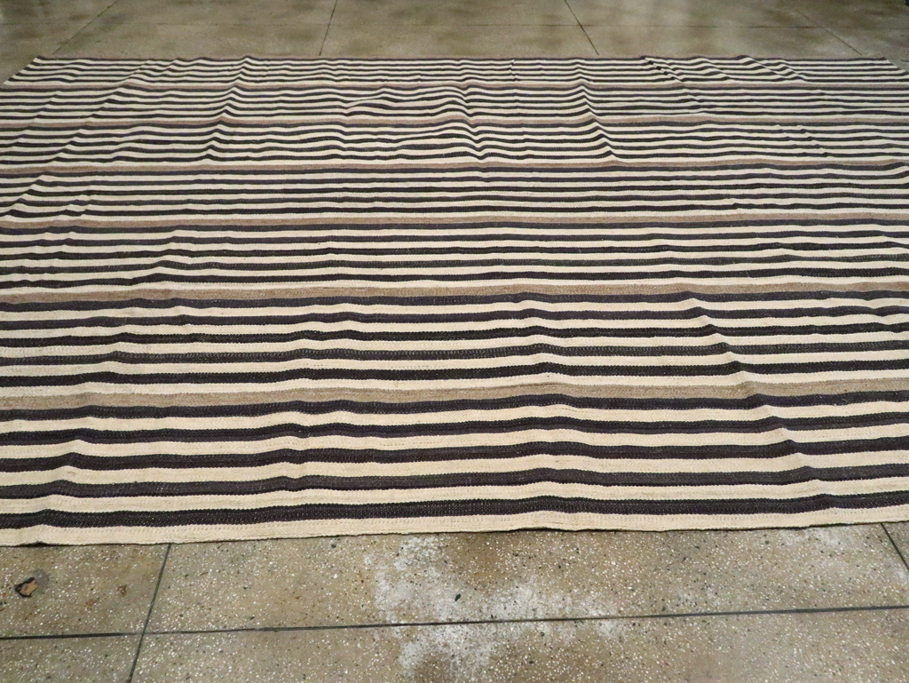 Modern Turkish Flatweave, No.29719 - Staging