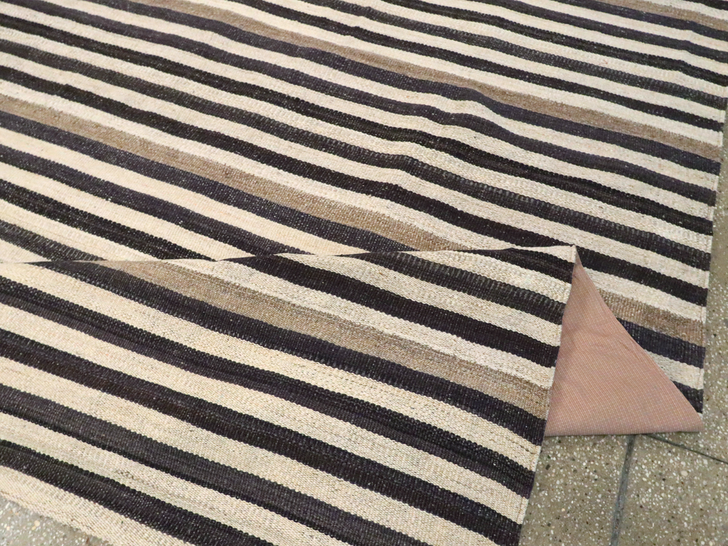 Modern Turkish Flatweave, No.29719 - Staging