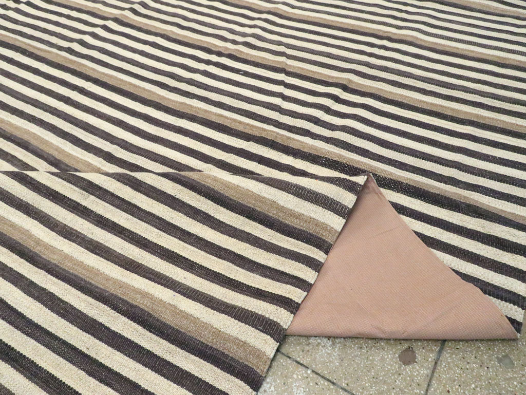 Contemporary Turkish Flatweave Kilim Oversize Carpet, No.29726 - Staging