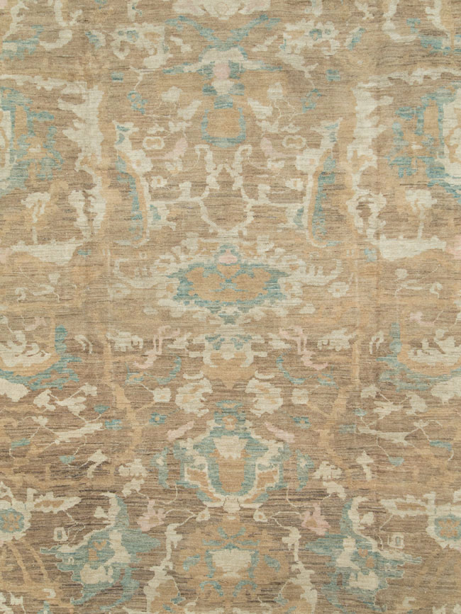 Modern Persian Sultanabad Oversize Carpet, No.29731 - Staging