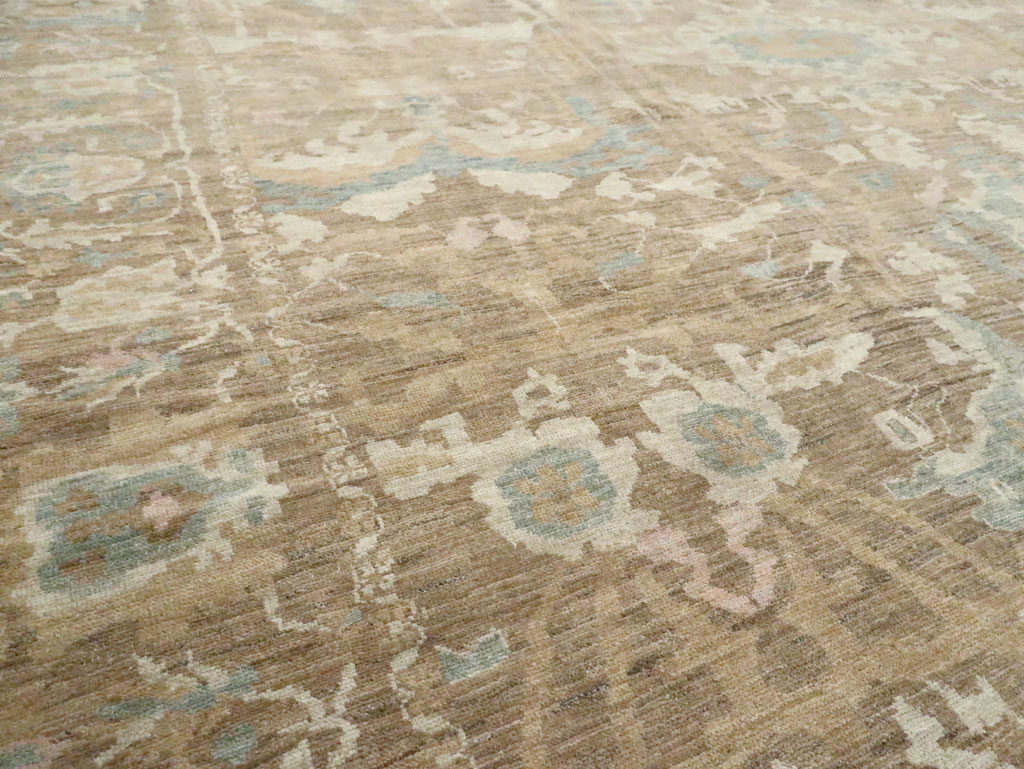 Modern Persian Sultanabad Oversize Carpet, No.29731 - Staging