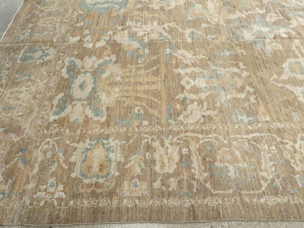 Modern Persian Sultanabad Oversize Carpet, No.29731 - Staging