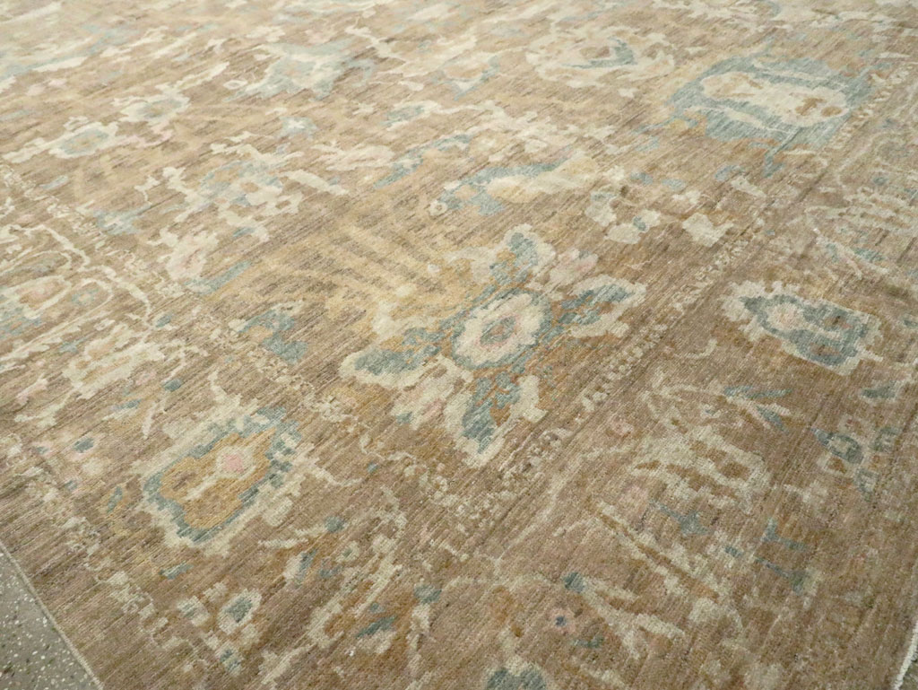 Modern Persian Sultanabad Oversize Carpet, No.29731 - Staging