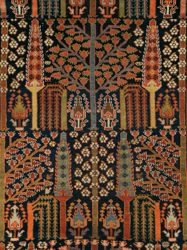 Antique Persian Kurd Gallery Carpet, No.29737 - Staging