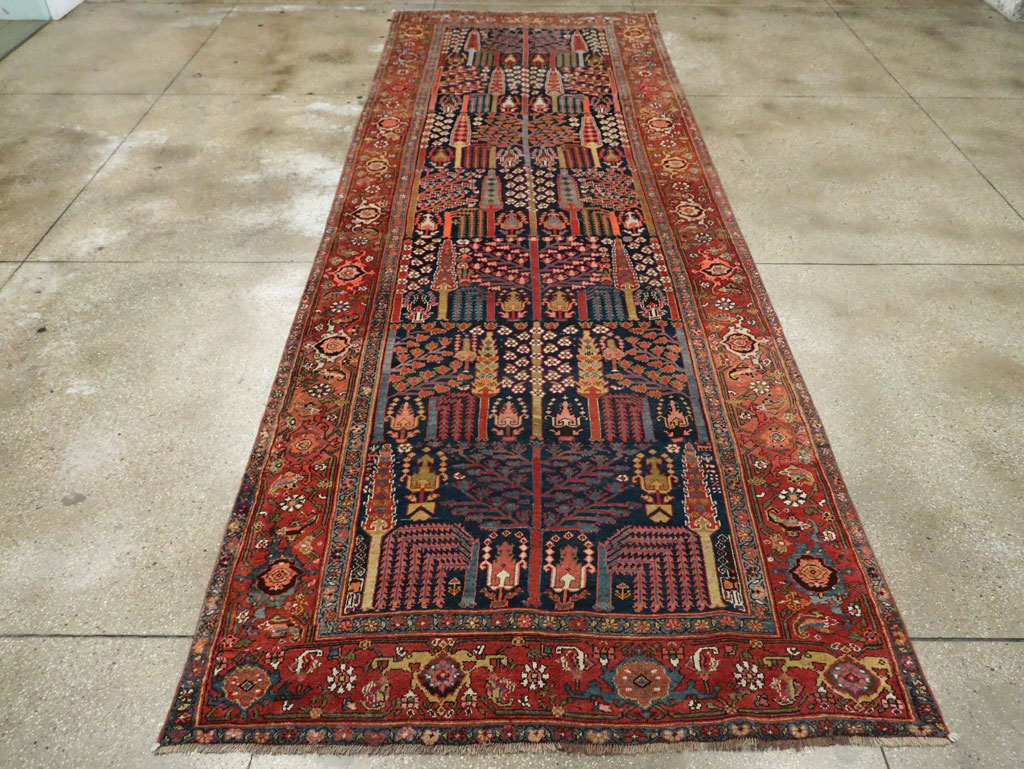 Antique Persian Kurd Gallery Carpet, No.29737 - Staging