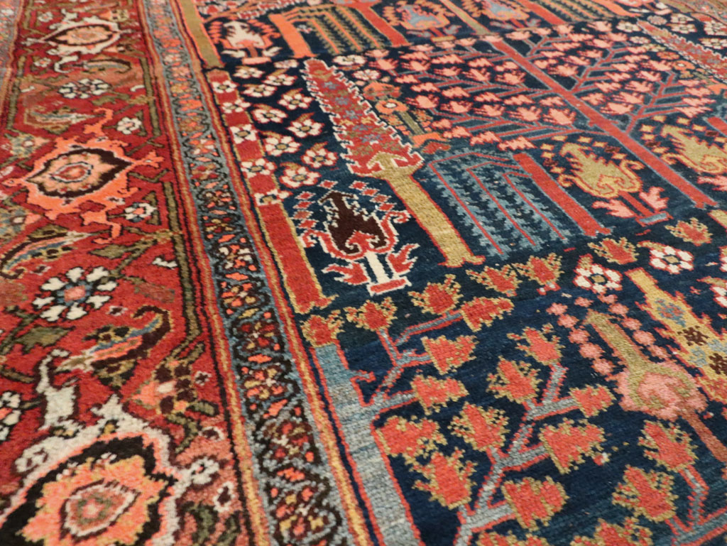 Antique Persian Kurd Gallery Carpet, No.29737 - Staging