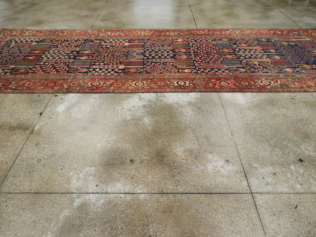 Antique Persian Kurd Gallery Carpet, No.29737 - Staging