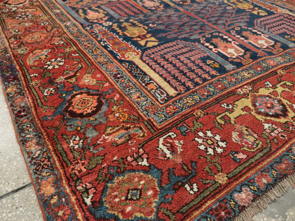 Antique Persian Kurd Gallery Carpet, No.29737 - Staging