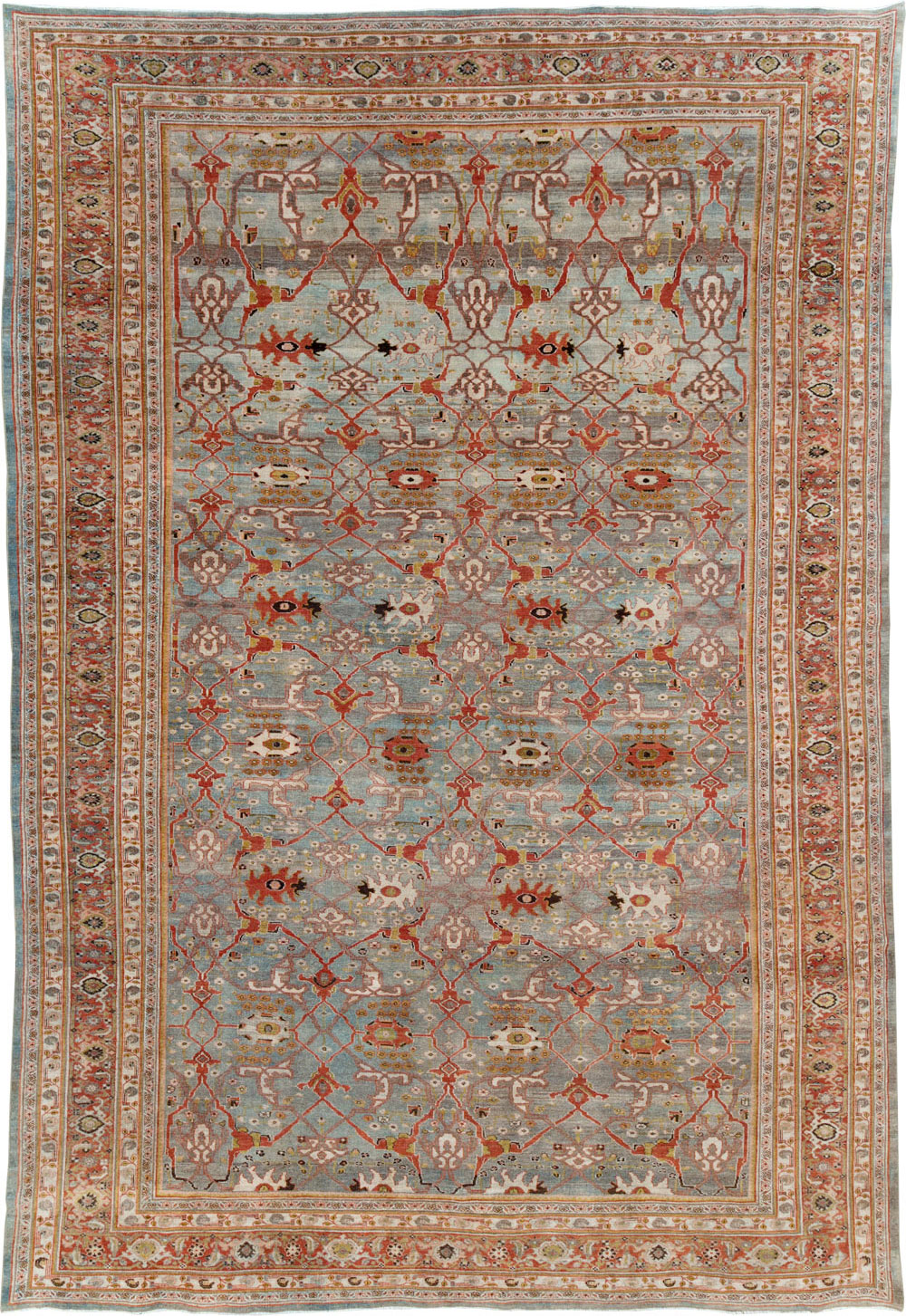 Antique Persian Bidjar Carpet, No.29740 - Staging
