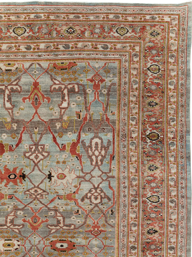 Antique Persian Bidjar Carpet, No.29740 - Staging