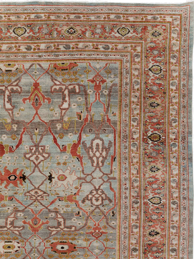 Antique Persian Bidjar Carpet, No.29740 - Staging