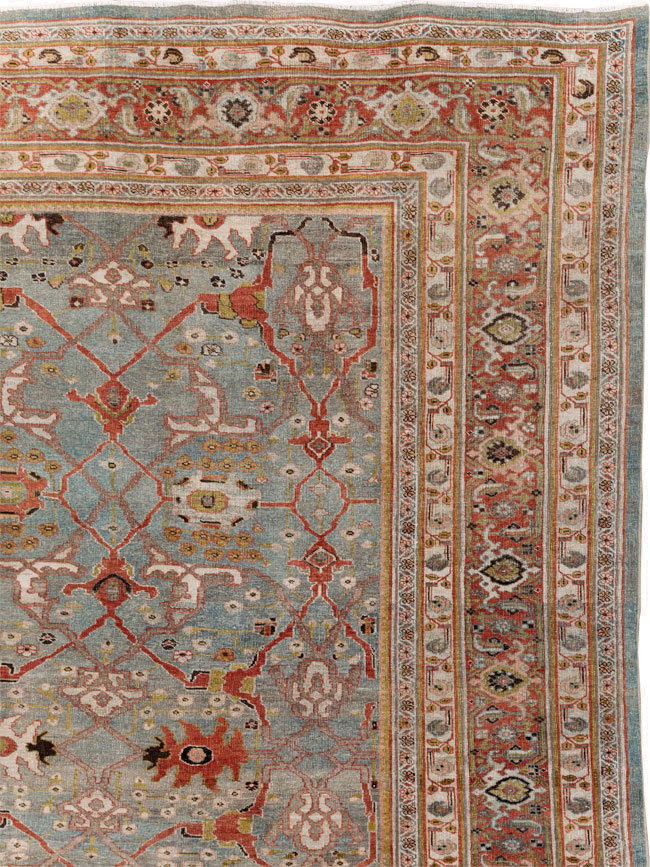 Antique Persian Bidjar Carpet, No.29740 - Staging