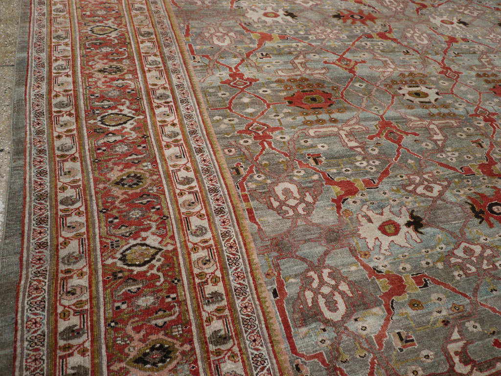 Antique Persian Bidjar Carpet, No.29740 - Staging