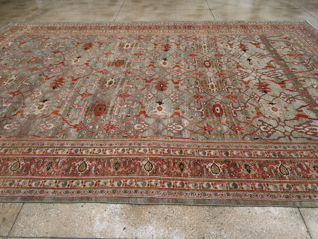 Antique Persian Bidjar Carpet, No.29740 - Staging