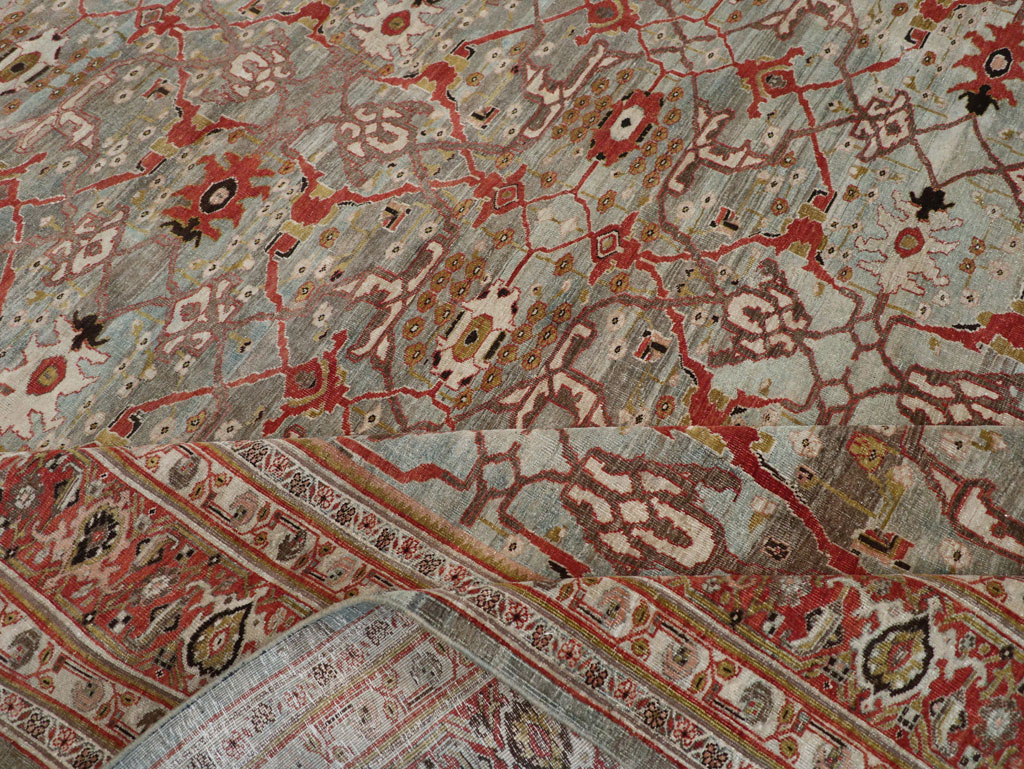 Antique Persian Bidjar Carpet, No.29740 - Staging